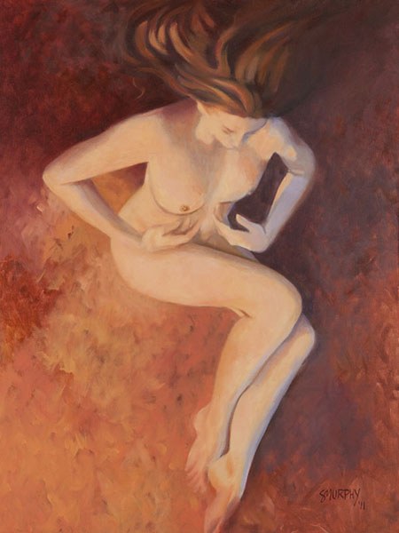Nude-on-Red-30x40-1
