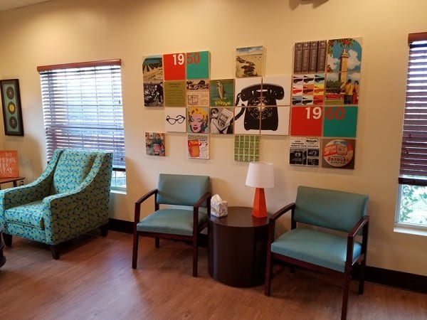 Waiting room photo art display by My Favorite Art Place