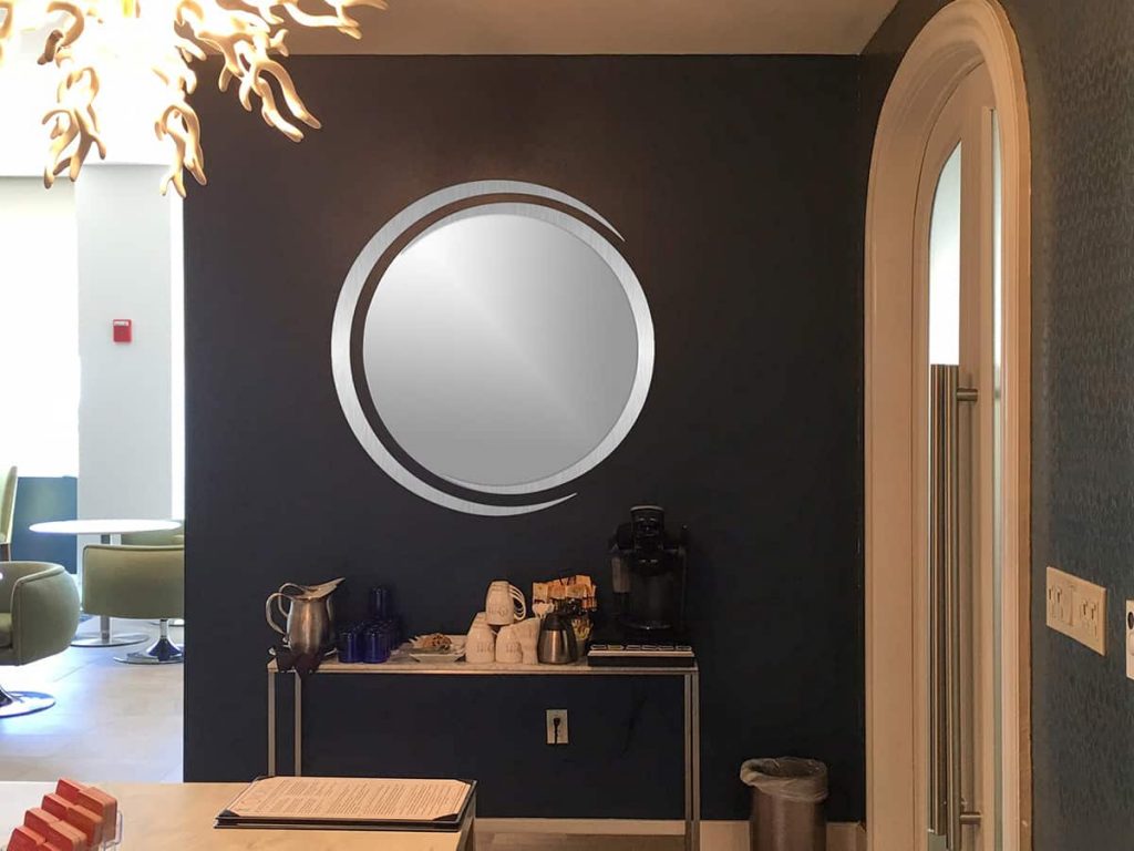 Modern vanity mirror wall decor by My Favorite Art Place