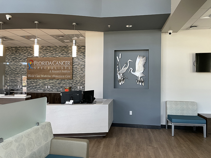 Modern lobby wall artwork by My Favorite Art Place