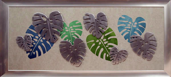 Botanical leaf wall decor by My Favorite Art Place