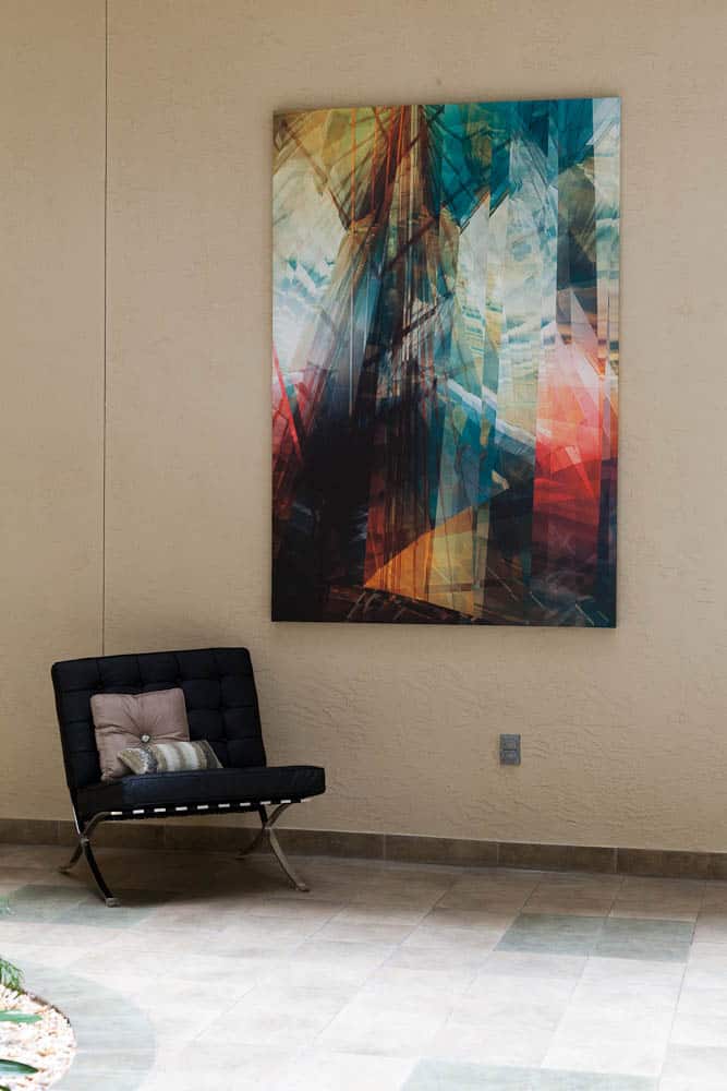 Framed modern canvas wall art by My Favorite Art Place