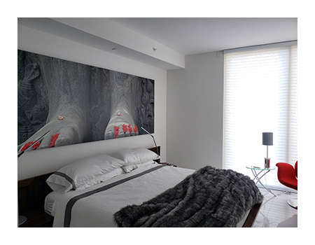 Modern bedroom canvas wall art by My Favorite Art Place