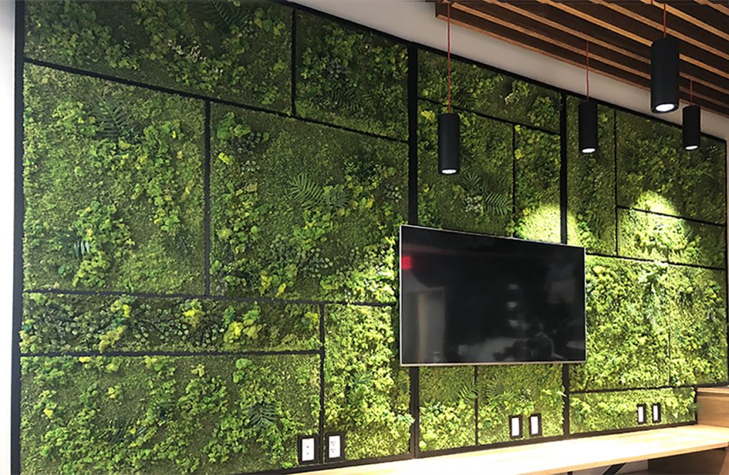 Nature-inspired green wall art by My Favorite Art Place