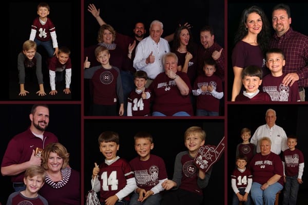 Night event group photo collage by My Favorite Art Place