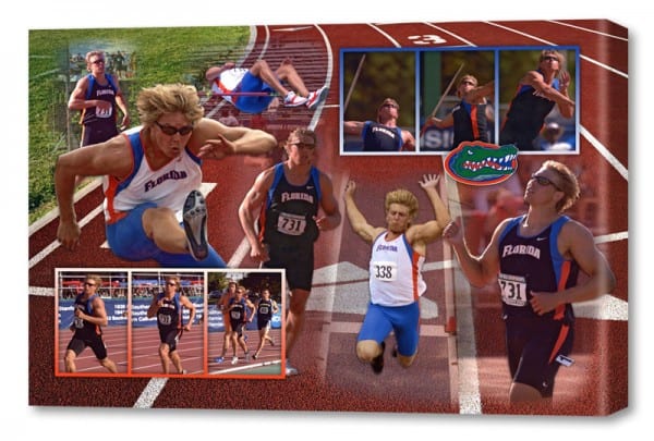 Youth sports photo collage canvas by My Favorite Art Place