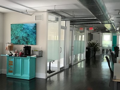 Contemporary abstract office wall art by My Favorite Art Place