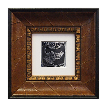 Small vintage print ornate frame by My Favorite Art Place