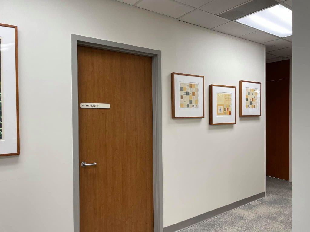 Medical exam room framed art by My Favorite Art Place