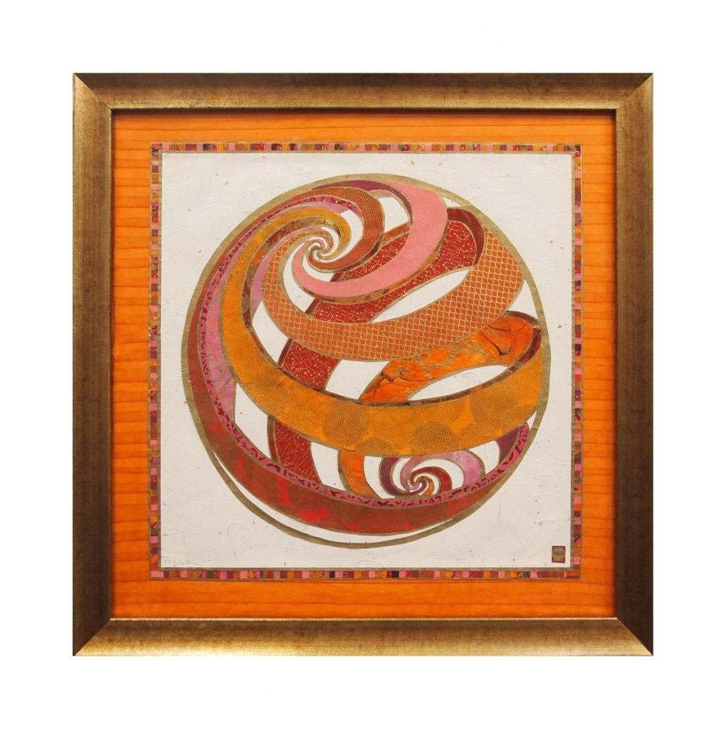 Modern spiral abstract framed artwork by My Favorite Art Place