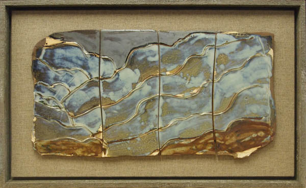 Textured abstract landscape artwork by My Favorite Art Place