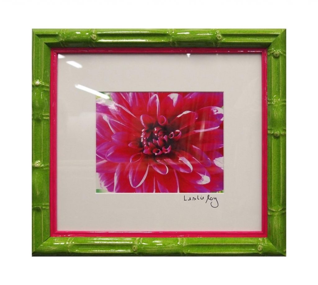 Red flower framed artwork by My Favorite Art Place