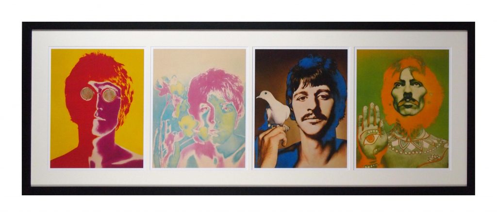 Colorful portrait illustration framed art by My Favorite Art Place