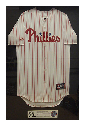 Philadelphia Phillies jersey custom framing by My Favorite Art Place