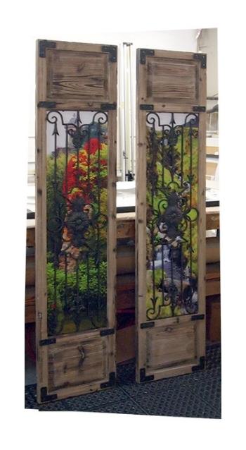 Decorative stained glass panel artwork by My Favorite Art Place