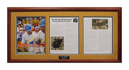 Newspaper article preservation framing by My Favorite Art Place