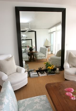 Bedroom mirror decor by My Favorite Art Place