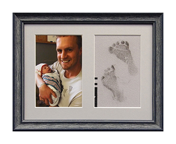 Family photo collage custom framing by My Favorite Art Place