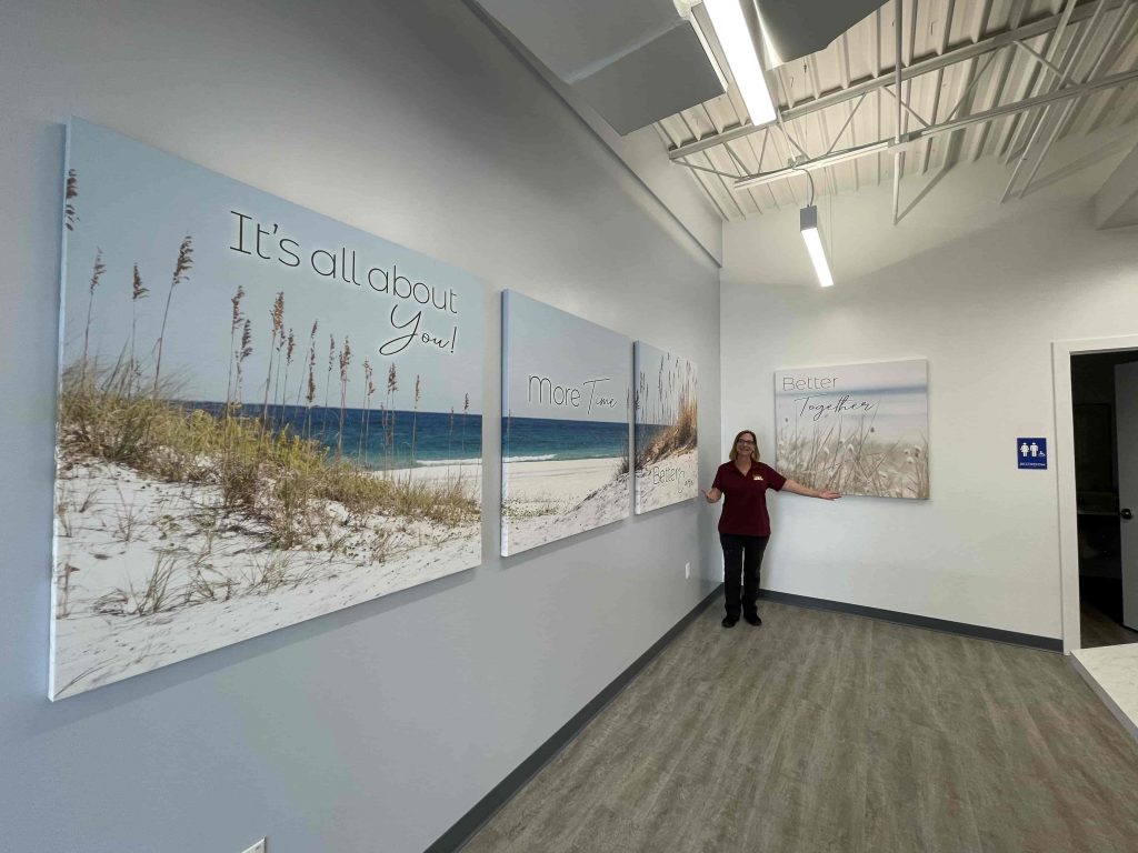 Long hallway panoramic art by My Favorite Art Place