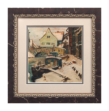 Architectural sketch framed artwork by My Favorite Art Place