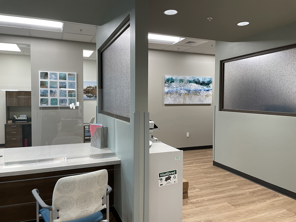 Clinic exam room wall art by My Favorite Art Place