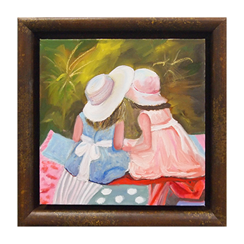 Mother and child illustration framed artwork by My Favorite Art Place