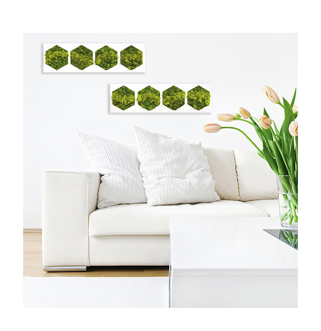 Minimal living room art styling by My Favorite Art Place