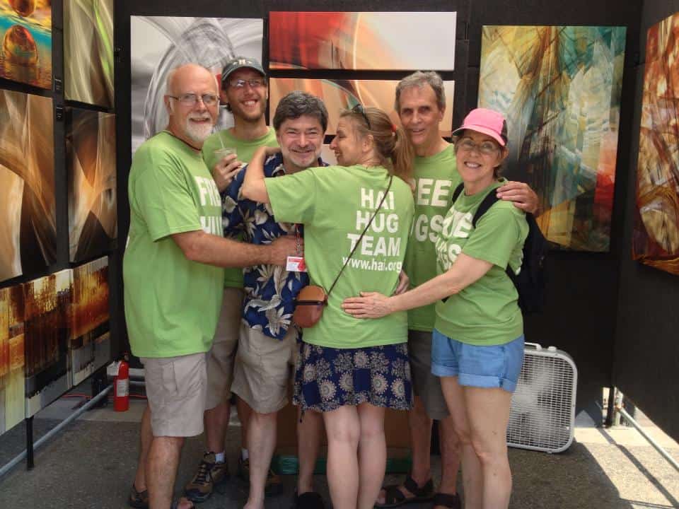 Community group photo at My Favorite Art Place event.