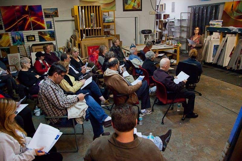 Community art event hosted by My Favorite Art Place.