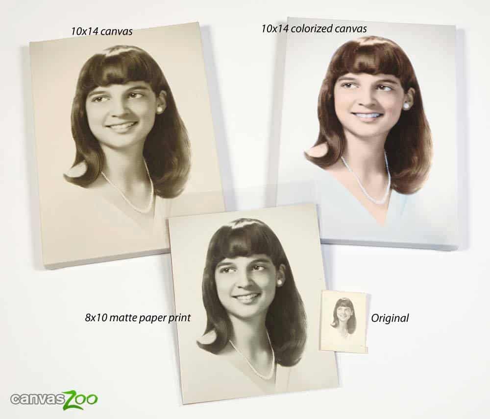 Portrait restoration samples by My Favorite Art Place.