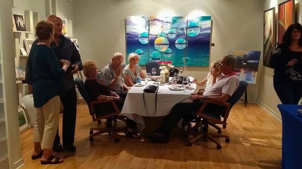 Business meeting room event at My Favorite Art Place.