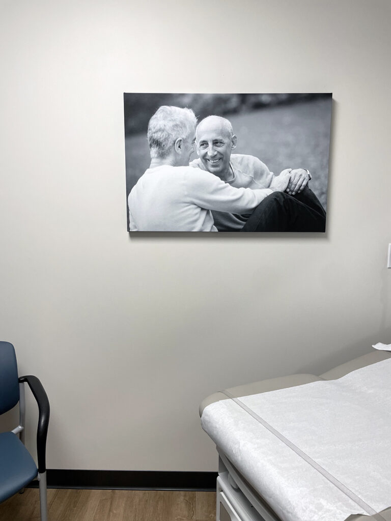 Framed black and white portrait wall art by My Favorite Art Place