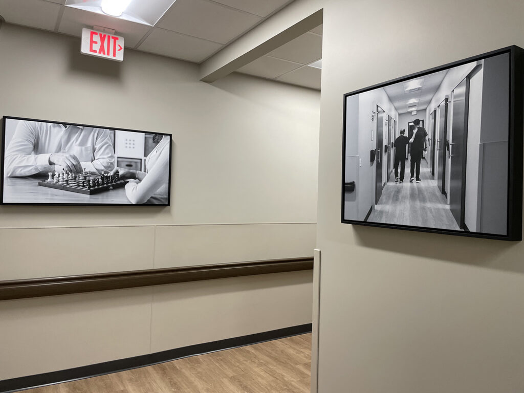 Framed black and white portrait wall art - My Favorite Art Place