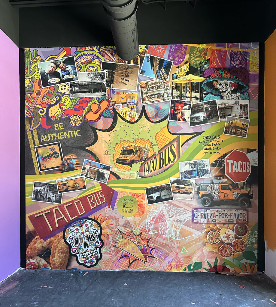 Pop art collage canvas with bold colors – My Favorite Art Place