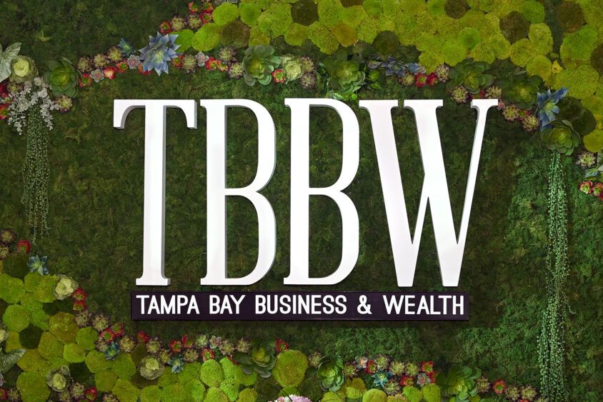 Tampa Bay Business & Wealth logo wall display – My Favorite Art Place