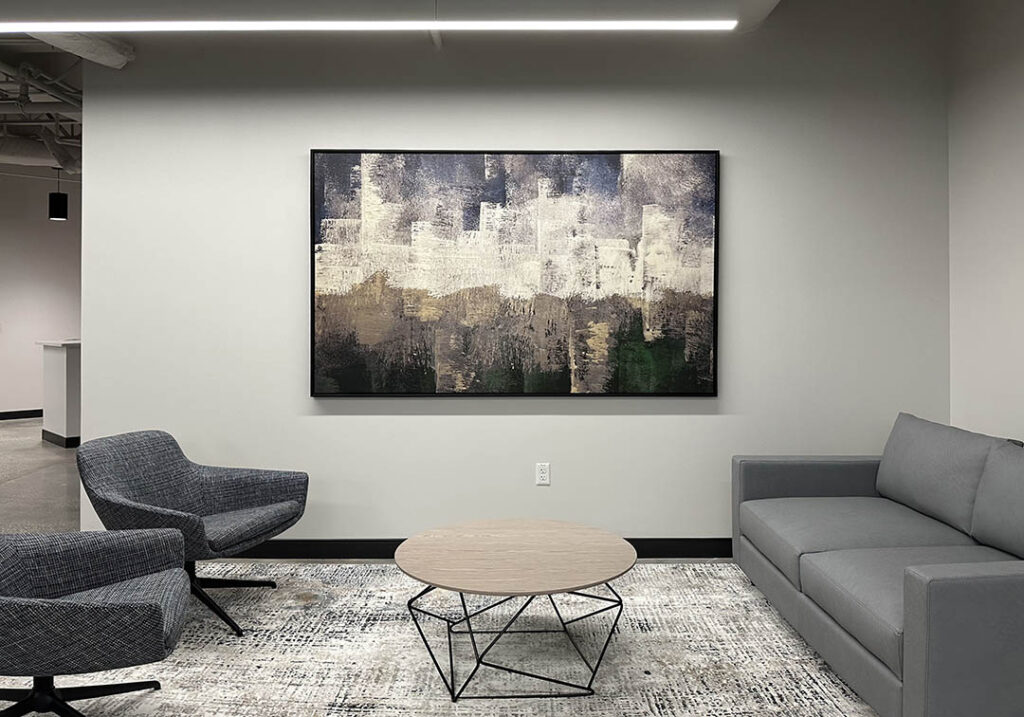 Abstract landscape canvas art from My Favorite Art Place